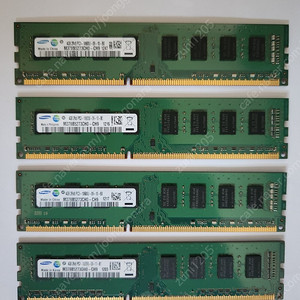 삼성 DDR3 PC-10600 4G 4개