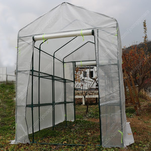 조립식 소형 비닐하우스 소형온실 텃밭만들기 옥상 정원 소형식물원 작은정원 창고 선반형 고추 다육이