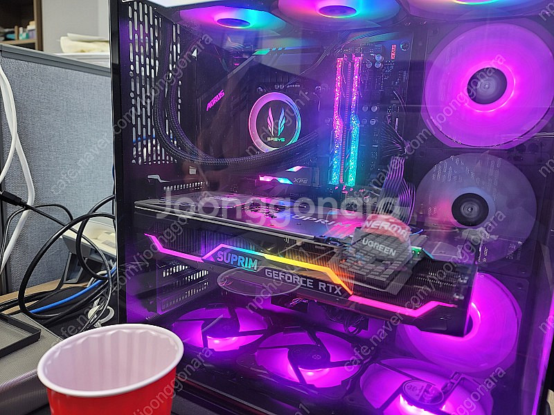 RTX3080 슈프림 10G LHR 팝니다--0