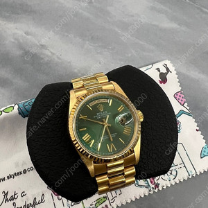 롤렉스 데이데이트 금통 36mm 올리브그린 커스텀 Rolex Day date 36mm (olive green Custom)