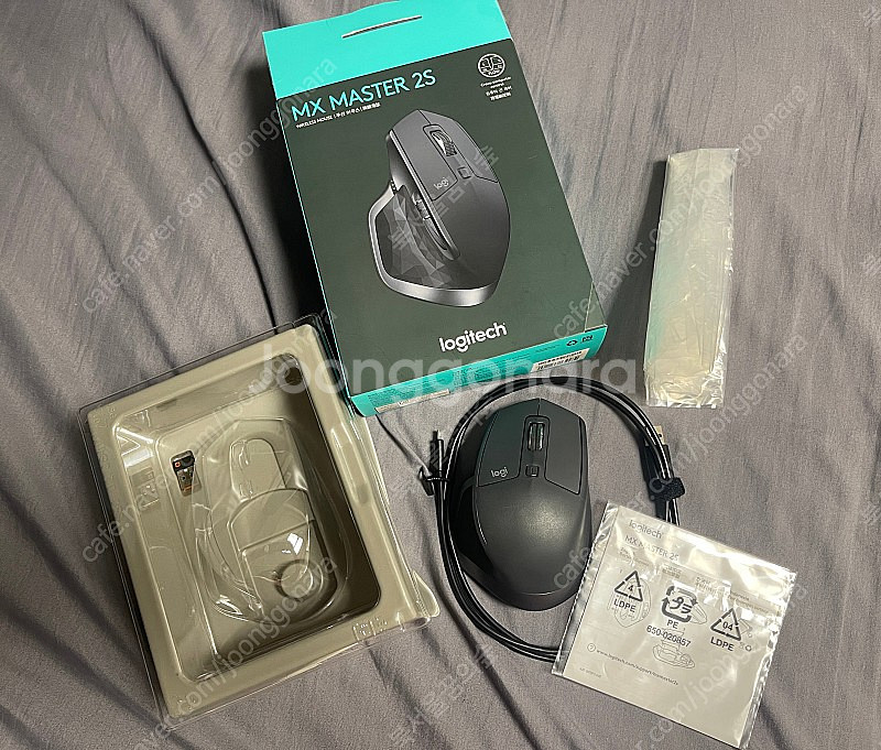 로지텍 MX Master 2S 풀박스 + 케이스 파우치...--3