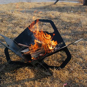 조립식화로대 불멍 파손걱정없음 재받침 하단받침대 전용그릴가방 있음 눈높이 불멍 세련된디자인 본파이어 플라워화로대 그리들 환상조합