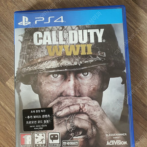 ps4 콜 오브 듀티 ww2 월드워2 팝니다