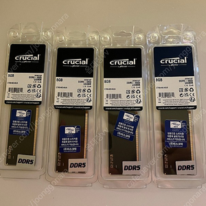 마이크론 ddr5-4800 8x4 32gb