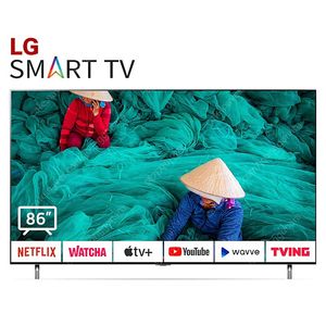 [새상품] LG miniLED 86인치TV 86QNED99 8K 로컬변경완료 미사용