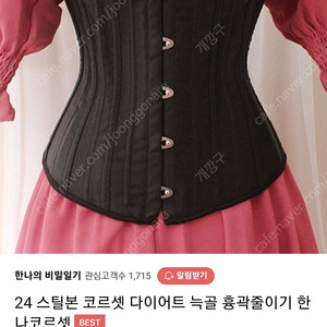 늑골 흉곽 줄이기 다이어트 코르셋