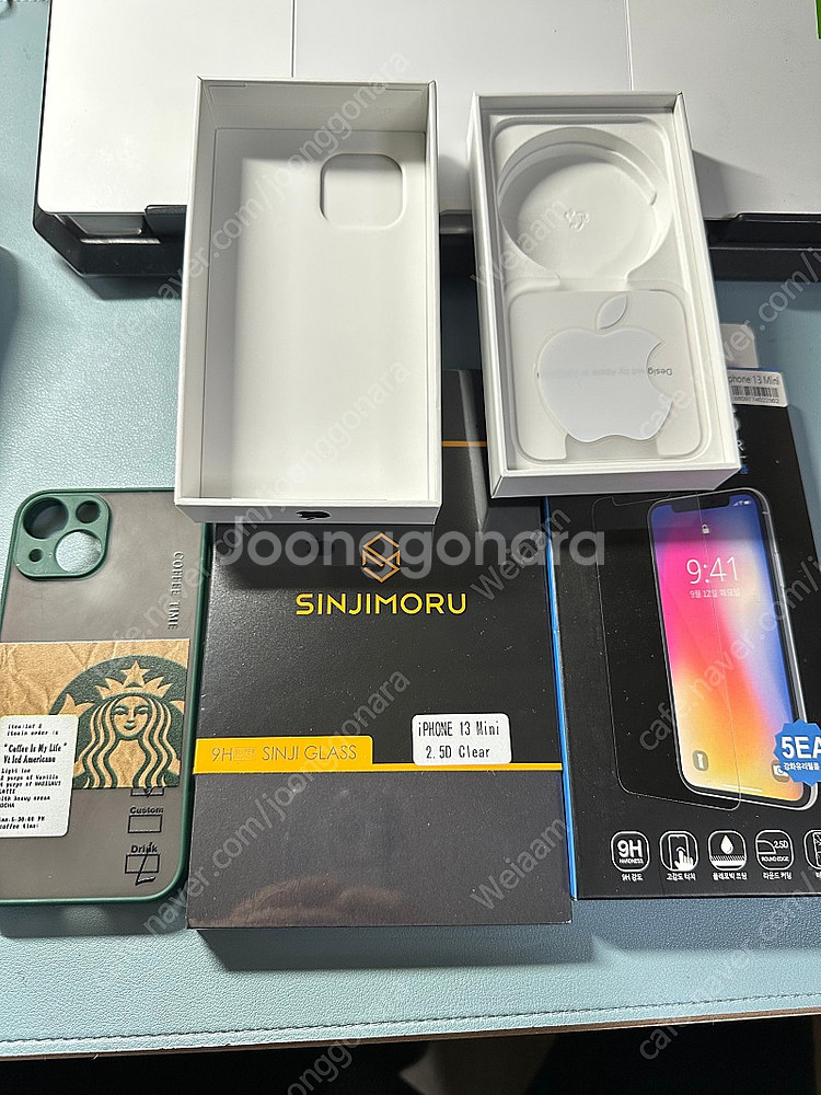 [특급 배터리100%] 아이폰 13 mini 256 스타라이트 보증기간 남음--0