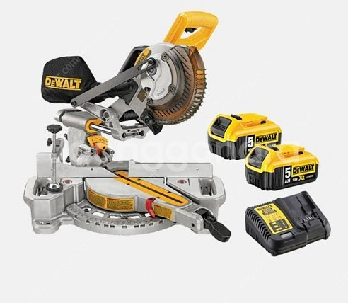 디월트 각도절단기 dcs361(5ah배터리2개, 충전기 포함)--0