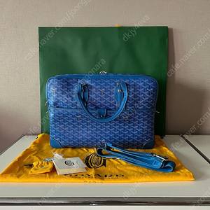 GOYARD 고야드 암바사드 스페셜 블루컬러(스트랩/어깨끈) 포함 판매합니다[청담 겔러리아 구매]