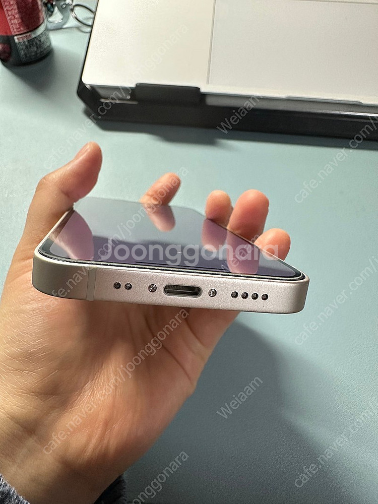 [특급 배터리100%] 아이폰 13 mini 256 스타라이트 보증기간 남음--2