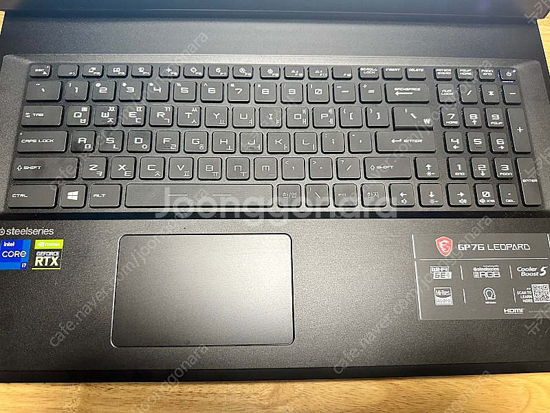 msi gp76 레오파드 블랙 3080 코어i7 11세--2