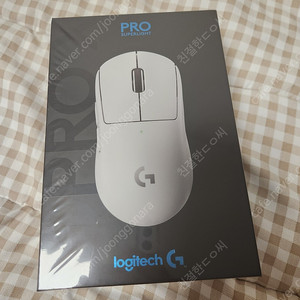 로지텍 g pro x superlight 마우스 화이트 지슈라 미개봉