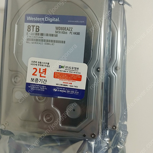 미개봉 Western Digital WD 8tb BLUE 5640/128M, WD80EAZZ 15만원