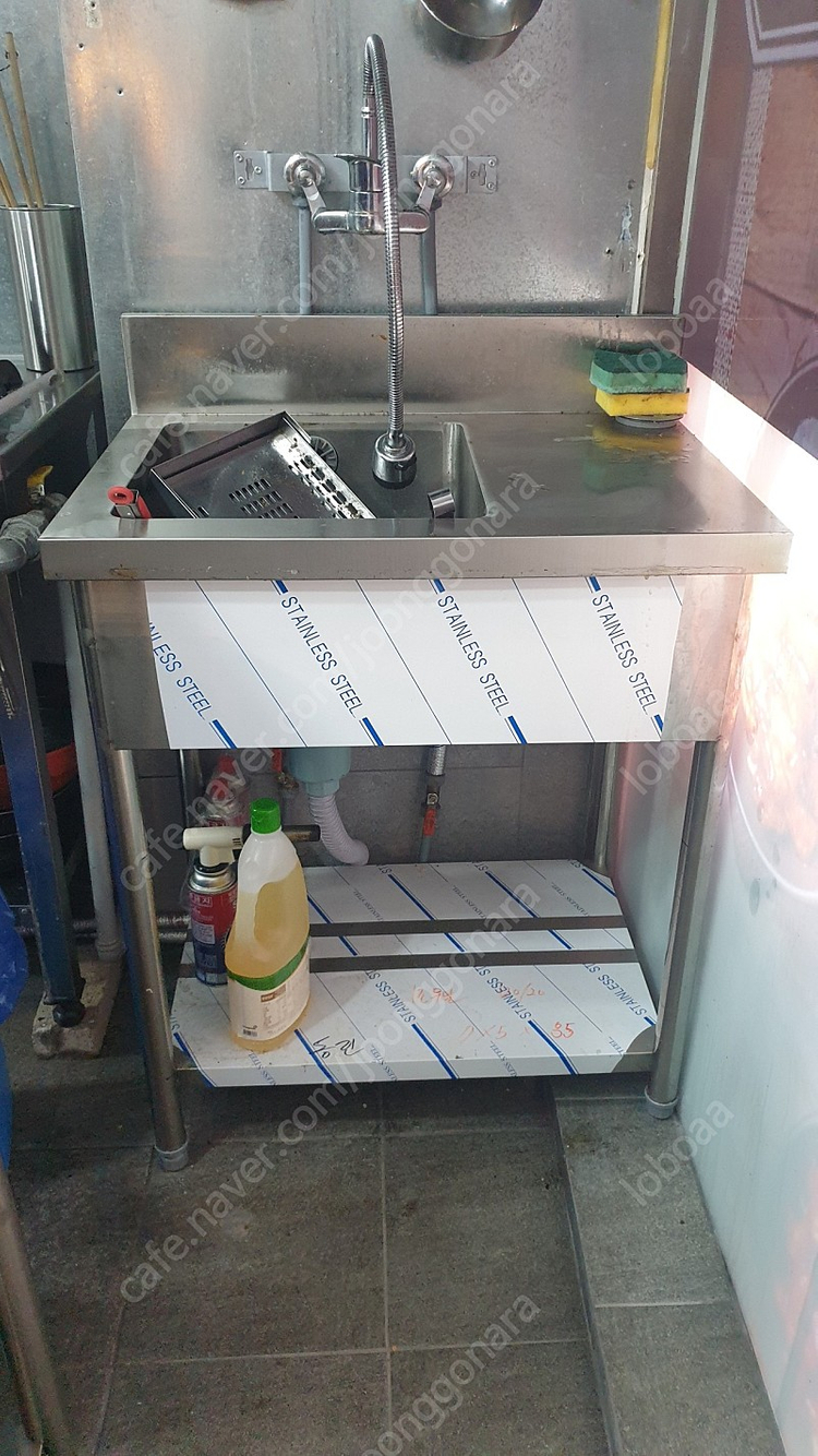 급처)식당 미니 씽크대, 작업대 팝니다.--2