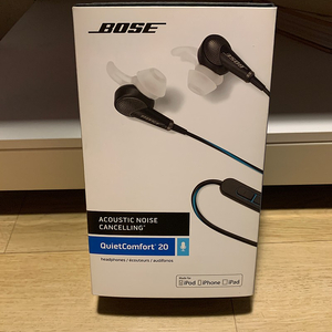 보스 bose qc20 이어폰 팝니다 노이즈 캔슬링