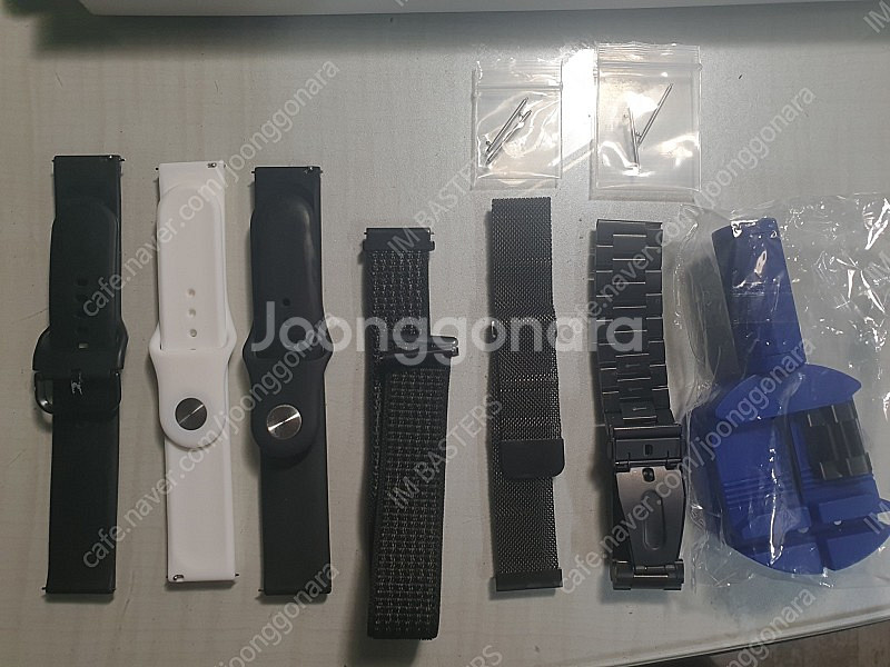 갤럭시 워치3 블루투스 풀박 및 스트랩 다수 포함 팝니...--3