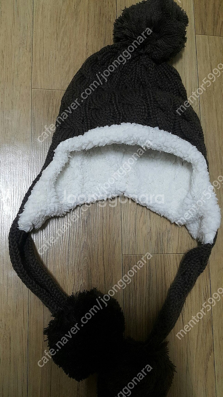 유아ㅡ아동모자 비니,목도리 (블루독,핸드메이드)--7