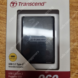 트랜센드 ESD230C 960gb 외장SSD 미개봉