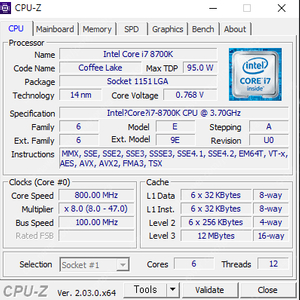 i7 8700k Z370 pro4 Bykski 240 수냉쿨러