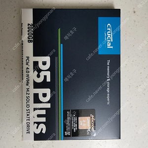 마이크론 p5 plus 2tb nvme ssd 국내정품 미개봉 새제품 팝니다. (ps5 플스5 사용가능)