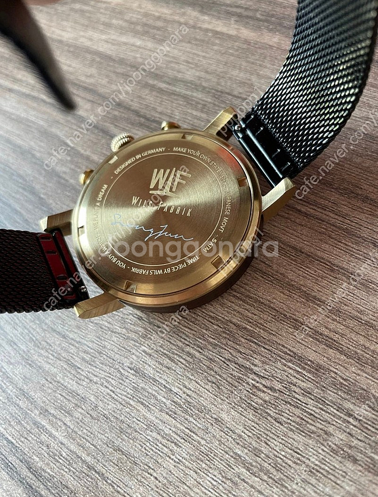 윌스파브릭(WILS FABRIK) 나무 손목시계--3