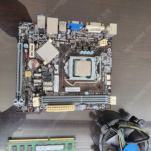 CPU i3 4160 메인보드 H81H3-M4 램 4기가 판매