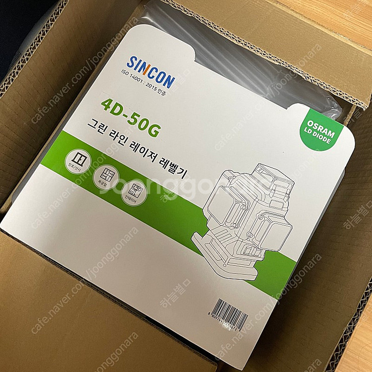 신콘 4D 레벨기 4D-50G 팝니다.(미개봉 새상품)--0