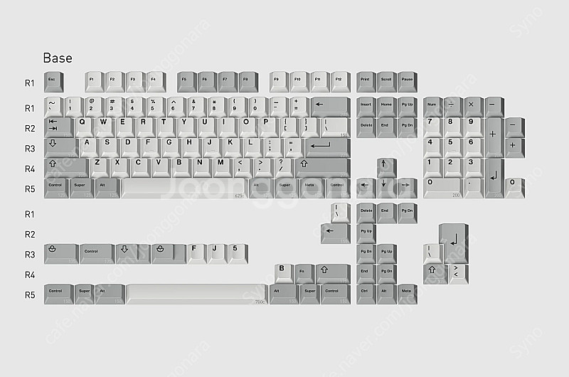 GMK Muted2 뮤티드 키캡--0