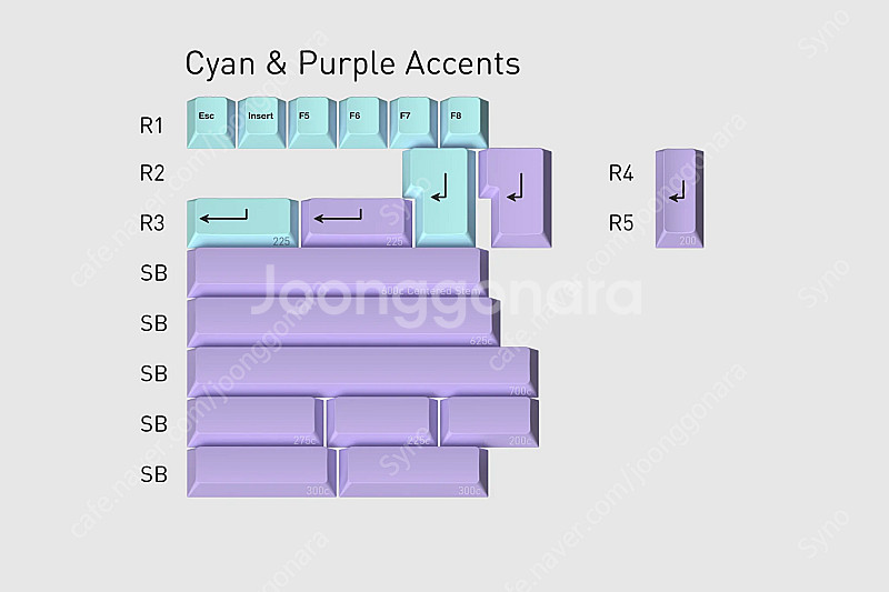 GMK Muted2 뮤티드 키캡--1