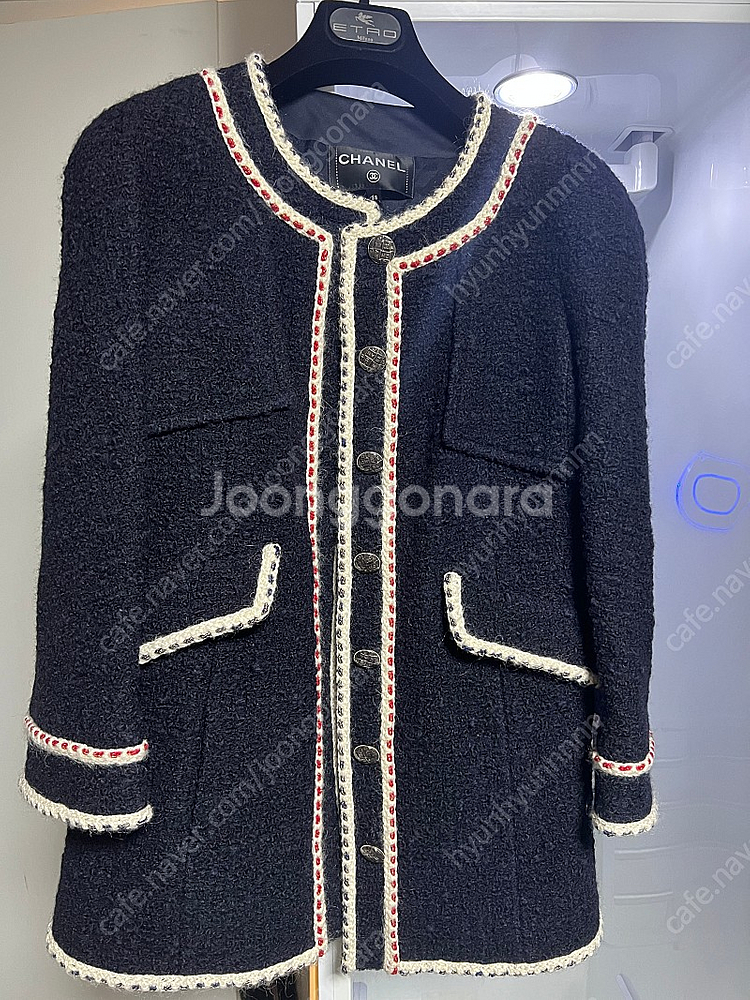 가격내림.정품)샤넬 트위드 자켓--0