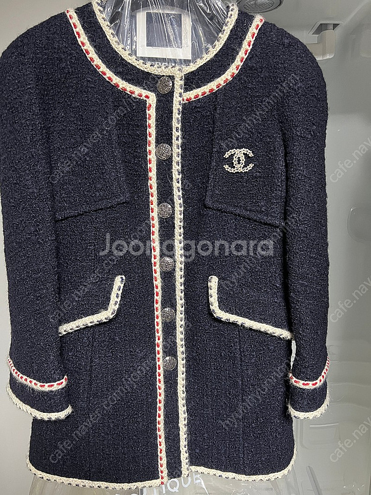 가격내림.정품)샤넬 트위드 자켓--4