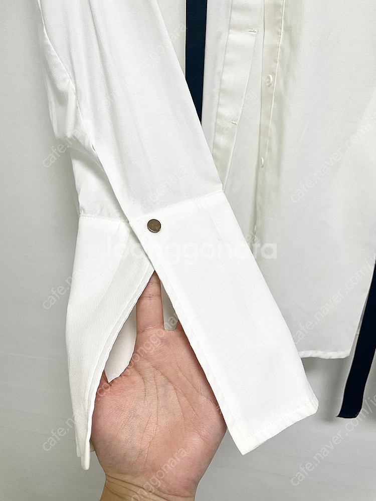 LAP 리본 블라우스--4