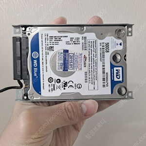 WD Blue 500GB 노트북용 하드 팝니다