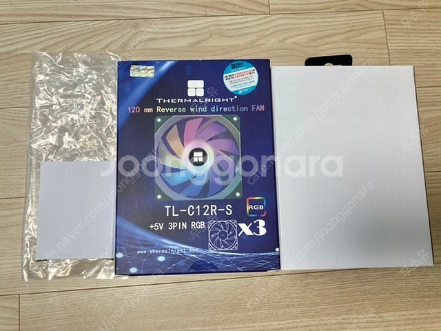 써멀라이트 TL-C12R-S 역날팬 3PACK--2