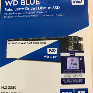 Wd blud 3d nand sata m.2 500G 팔아요