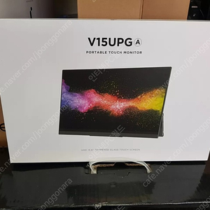 캐리뷰UHD V15UPG-A UHD 4K 디스플레이 휴대용 터치모니터 15.6인치 전국 A/S 가능합니다