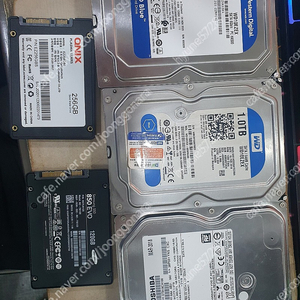 삼성 SSD 250G + HDD 1T 팝니다