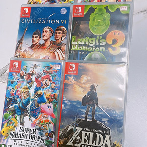 닌텐도 스위치 게임팩6개 일괄판매