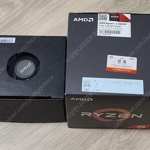 AMD 라이젠 5 2600x 정품 (미사용 쿨러 포함)