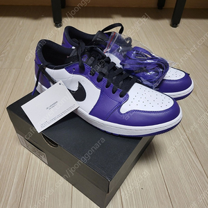 나이키 조던 1 로우 골프 코트 퍼플 (280)