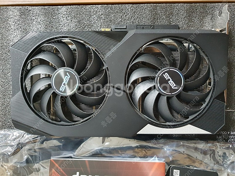 Asus rx6600 dual 그래픽카드--0