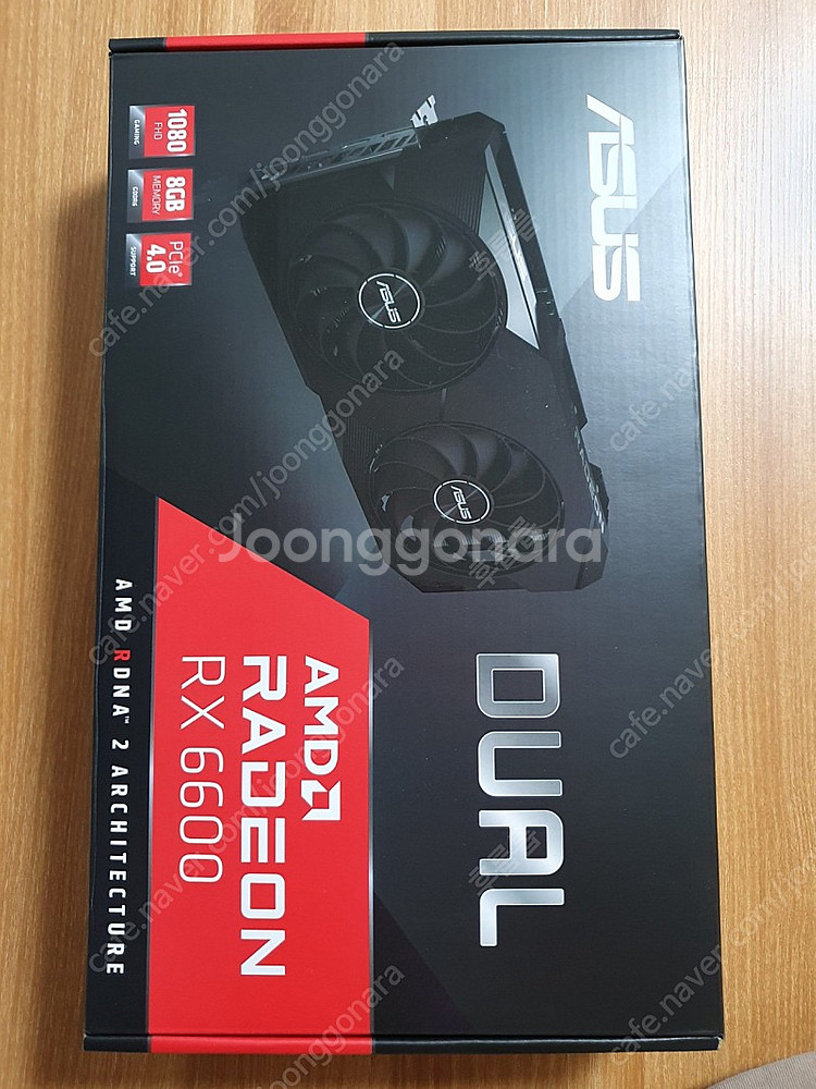 Asus rx6600 dual 그래픽카드--4