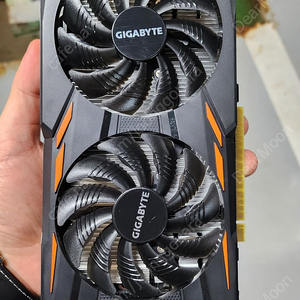 그래픽카드 기가바이트 GTX 1050 OC 2GB 윈드포스 2팬(+플레이트) 미사용