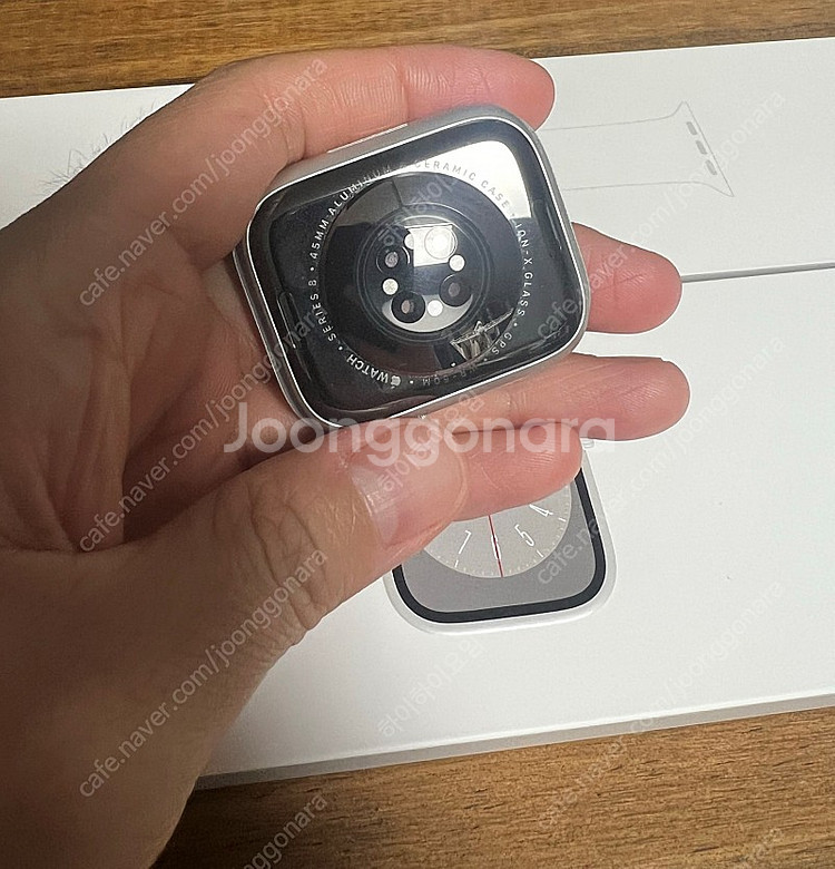 애플워치8 45mm 알루미늄 실버 판매합니다.--2