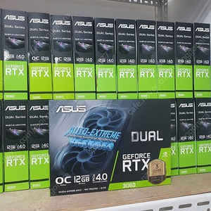 게밍용 ASUS RTX3060 12G 그래픽카드