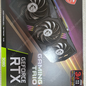 rtx 3080 msi 게이밍z 트윈프로져2 lhr버전 팝니다.