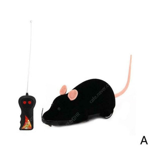 NEW 검정색 마우스 쥐 고양이 장난감 인형 완구 로봇 생쥐 무선 미니 자동 반려동물