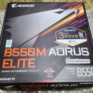 GIGABYTE B550M AORUS ELITE 새제품 판매합니다.