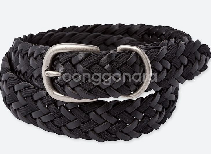 UNIQLO Leather Suede Mix Mesh ...--0