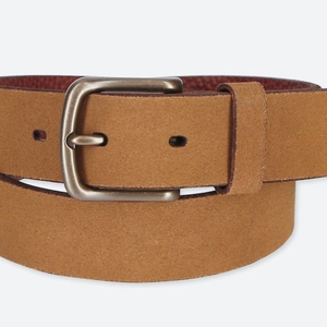 UNIQLO Italian Leather Suede Belt (Brown) - 유니클로 이탈리안 레더 스웨이드 벨트 (브라운)